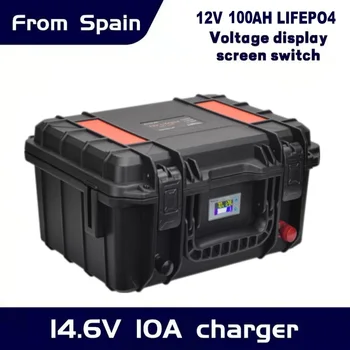 12V 120ah Lifepo4 Battery 100ah Перезаряжаемые Батареи Литиевый Аккумулятор 150ah с Bms для Наружного Питания двигателя RV