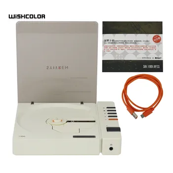 Wishcolor Syitren R300 Белый CD-плеер Hi-Fi Аудиоплеер Bluetooth 5.3 Стерео с Перезаряжаемым Встроенным Высококачественным динамиком