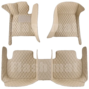 Изготовленный на заказ кожаный автомобильный коврик YUCKJU для Smart всех моделей fortwo forfour, аксессуары для автостайлинга, изготовленный на заказ автомобильный ковер
