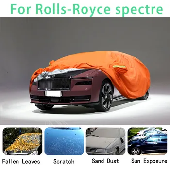 Для Rolls-Royce spectre Водонепроницаемые автомобильные чехлы супер защита от солнца пыль Дождь защита автомобиля от града автоматическая защита