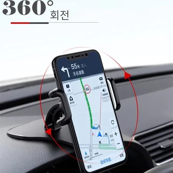 Универсальный держатель для телефона на приборной панели автомобиля, легкая подставка для крепления на клипсе, кронштейн для дисплея GPS, передняя опорная подставка для iPhone Samsung Xiaomi, Новинка