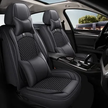 Высочайшее качество! Полный комплект чехлов для автомобильных сидений Hyundai Tucson 2020-2014, удобная дышащая эко-подушка для сиденья, бесплатная доставка