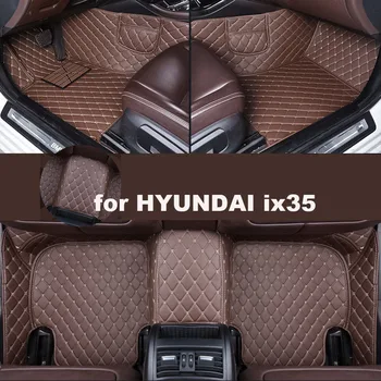 Автомобильные коврики Autohome для HYUNDAI ix35 2010-2019 года выпуска, обновленная версия, аксессуары для ног, ковры
