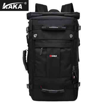 KAKA 50L Водонепроницаемый Дорожный рюкзак для мужчин и женщин, Многофункциональные рюкзаки для ноутбука 17,3, мужская уличная багажная сумка mochilas Лучшего качества