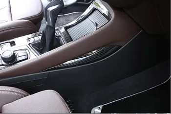 Накладка на боковую панель переключения передач из углеродного волокна Для BMW X1 F48 2016-2018 X2 F47 2018