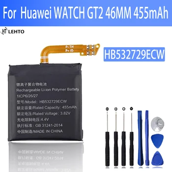 100% Оригинальный Аккумулятор HB532729ECW Для huawei Watch GT2 46MM Batteries