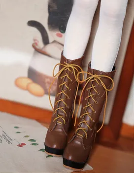 Обувь для кукол BJD 1/3 SD10, женские туфли на высоком каблуке, женская обувь на шнуровке, ботинки средней длины, разноцветные дополнительные аксессуары для кукол