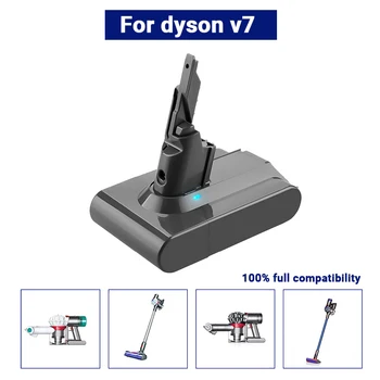 Для Dyson V7 Аккумулятор 21,6 В 12800 мАч, литиевый пушистый V7 Animal V7 Pro 225403 229687, аккумуляторная батарея для инструментов