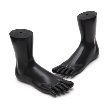 Одна пара черных женских манекенов из ПВХ для носки