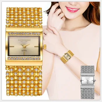Дропшиппинг, модные женские часы из квадратного золота, роскошные кварцевые наручные часы из нержавеющей стали, брендовые женские часы с бриллиантами и серебром