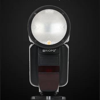 Профессиональная литий-ионная камера TRIOPO V1 TTL с круглой головкой, вспышка Speedlite для студийной камеры, Аксессуары