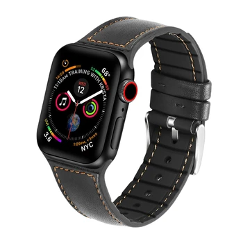 Соответствующие для Apple watch iwatch 5 ремешки 42 мм 44 мм ремешок соответствующие для apple watch ремешки из кожи и силикона cinturino Series 5 4 3