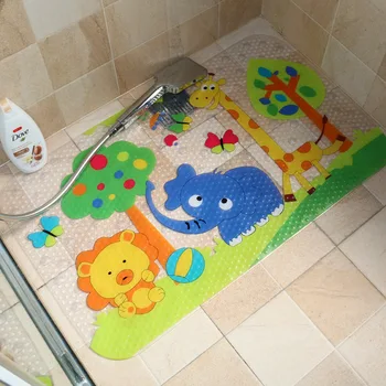 Детский коврик для ванной, Массажируемый противоскользящий коврик для ванной с мультяшным рисунком, коврик для пола, Защита для ребенка, Мягкий коврик для ванной