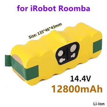 Бесплатная Доставка14,4 В 12800 мАч Сменный NI-Mh аккумулятор для iRobot Roomba 500 600 700 800 Серии Roomba 880 760 530 555 560 581 62