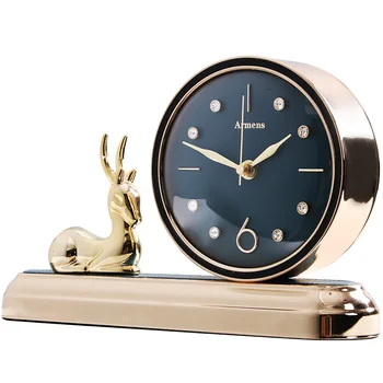 Настольные часы для дома, гостиной, креативный тренд, часы с орнаментом Fulu, легкие роскошные высококачественные простые часы, настольные часы в европейском стиле