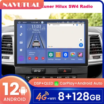 13,3 дюймов 2din Радио Головное Устройство Автомобильный Мультимедийный Плеер Для Toyota Fortuner Hilux Sw4 Android Автоматическая GPS Навигация Carplay FM WIFI TV