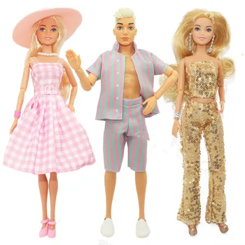 Новая кукла высотой 30 см, пара кукол с одеждой, костюм, игрушки для одевания детей