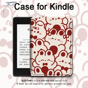 Для Kindle Paperwhite 5 Чехол M2L3EK для Kindle 658 J9G29R Red Line Bunny Чехол для Kindle Papaerwhite 4 Capa Funda Подарок на День рождения