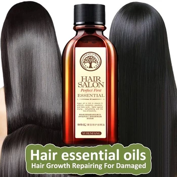 60 мл марокканского арганового масла Восстанавливает поврежденные волосы, Восстанавливающая эссенция, Питательные эфирные масла, Многофункциональный уход за волосами