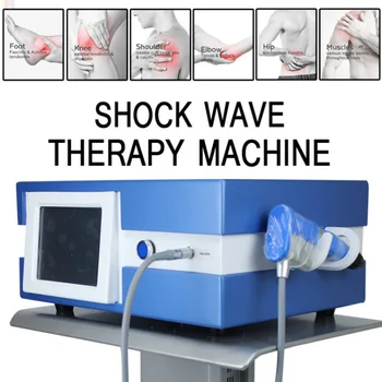 Аппарат для физиотерапии ударной волной 8Бар С 7 наконечниками для лечения Оборудование для ударной волны Электрическое Для Похудения и красоты тела