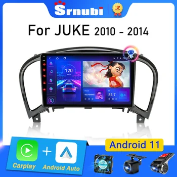 Srnubi Android 11 автомагнитола для Nissan Juke YF15 2010 2011 2012 - 2014 Мультимедийный плеер 2 Din Carplay Стерео GPS DVD Головное устройство