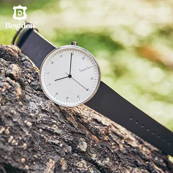 Модные кожаные часы Bestdon Для мужчин, Роскошные Повседневные водонепроницаемые часы, Лучший Швейцарский бренд, кварцевые наручные часы, Прямая поставка 2019