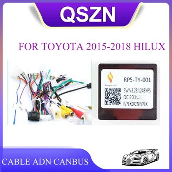Автомобильный плеер 2Din Android Radio Stereo Canbus Box для TOYOTA 2015 HILUX Автомобильный плеер Поднимает кабель проводки