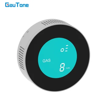 GauTone PA210R ЖК-цифровой газовый датчик Детектор утечки горючего природного газа Умный дом Датчик сигнализации для домашней кухни