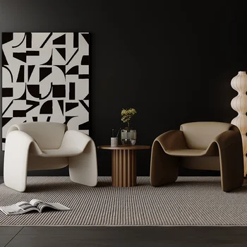 Дизайнерское кресло для гостиной, Акцент для спальни, Ленивый Макияж, Nordic Lounge, Акцент для Чтения, Sillas De Oficina, Современная мебель DWH