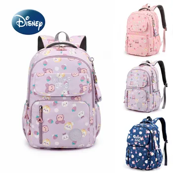 Новый детский рюкзак Disney's, мультяшный модный рюкзак для мальчиков и девочек с защитой от гребня, легкая детская школьная сумка