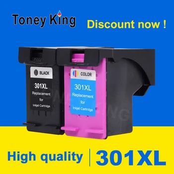 Замена картриджа с чернилами Toney King 301XL для HP 301XL Deskjet 3000 3050 D1000 1010 1050 1510 2000 2050 4500 Принтер