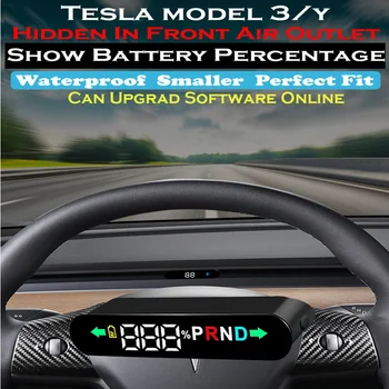 2019 ~ 2023 Tesla HUD Головной Дисплей Для автомобиля Tesla Модель 3 Модель Y Цифровой Спидометр Автомобильный GPS Модель 3 Модель Y Автомобильные Аксессуары