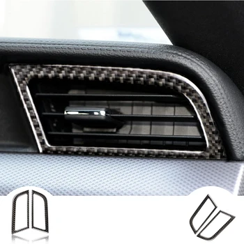 Нанесите на Ford Mustang Боковую Розетку кондиционера из Углеродного Волокна Декоративную Рамку, Накладку, Наклейку на автомобиль 2015 -2017 Accessori