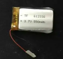 Бесплатная доставка 3 шт./лот 3,7 В 550 мАч 612338 полимерная литий-ионная аккумуляторная батарея li-ion li-po аккумулятор