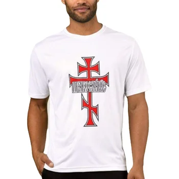 Мужская футболка с Восточным православным крестом, Летняя хлопковая футболка Унисекс с коротким рукавом и круглым вырезом, Новая S-3XL