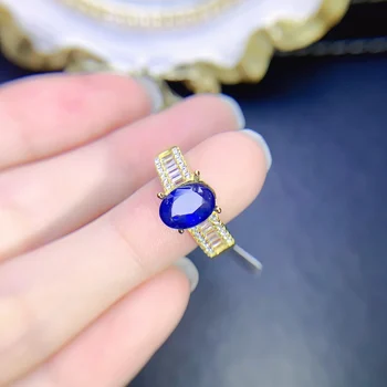 Обручальное кольцо, предназначенное для женщин, кольцо с сапфиром из стерлингового серебра 925 пробы, ювелирные изделия, Бесплатная доставка, оригинальный бутик драгоценных камней
