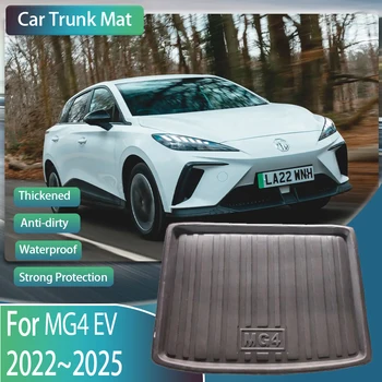 Для MG4 EV Mulan EH32 2022 2023 2024 2025 Автомобильный Коврик Для заднего Багажника EVA Boot Carpet Коврик Для Хранения Багажника Лоток Грузовая Крышка Автоаксессуары