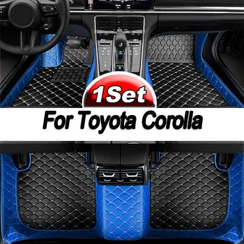 Автомобильные Коврики Для Toyota Corolla 12-го поколения Гибридные 2019 2020 2021 Пользовательские Накладки Для Ног Авто Ковровое Покрытие Аксессуары Для Интерьера