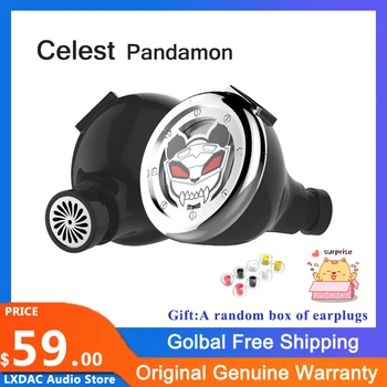 Celest Pandamon Плоские Мониторные Наушники-вкладыши 10 мм Квадратный Плоский Драйвер 3,5 2pin 0,78 PK Celest Gumiho