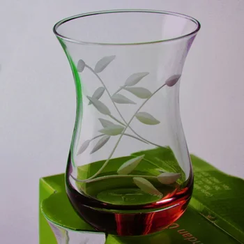 Paşabahçe 62511 Sarmaşık (Red) Large Ajda Tea Glass 12 pcs