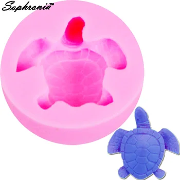 Формы для свечей Sophronia Sea Turtle, Форма для мыла, Форма для выпечки на кухне, Силиконовая форма для Украшения дома, 3D Поделки из глины, Воск-MakingM132