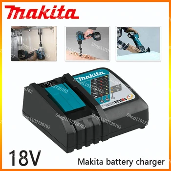 Makita Оригинальное Зарядное устройство DC18VRC Makita 3A 6A 14,4 V 18V Bl1830 Bl1430 BL1860 BL1890 Зарядное устройство для инструментов USB Prot 18VRF
